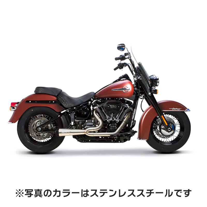 Comp-S 2into1 フルエキゾーストマフラー セラミック ブラック