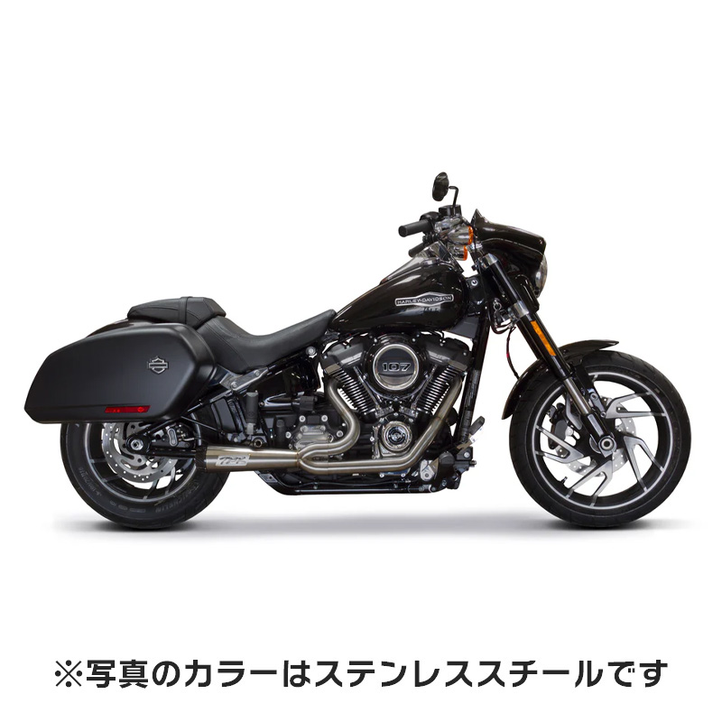 Comp-S 2into1 フルエキゾーストマフラー セラミック ブラック