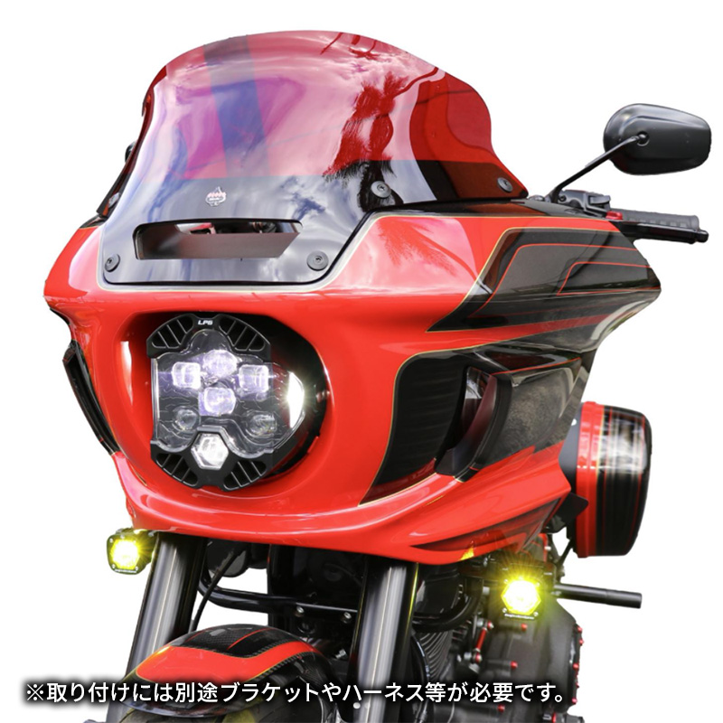 バハデザイン DOT LP6 ユニバーサル ヘッドライト単品 ホワイト