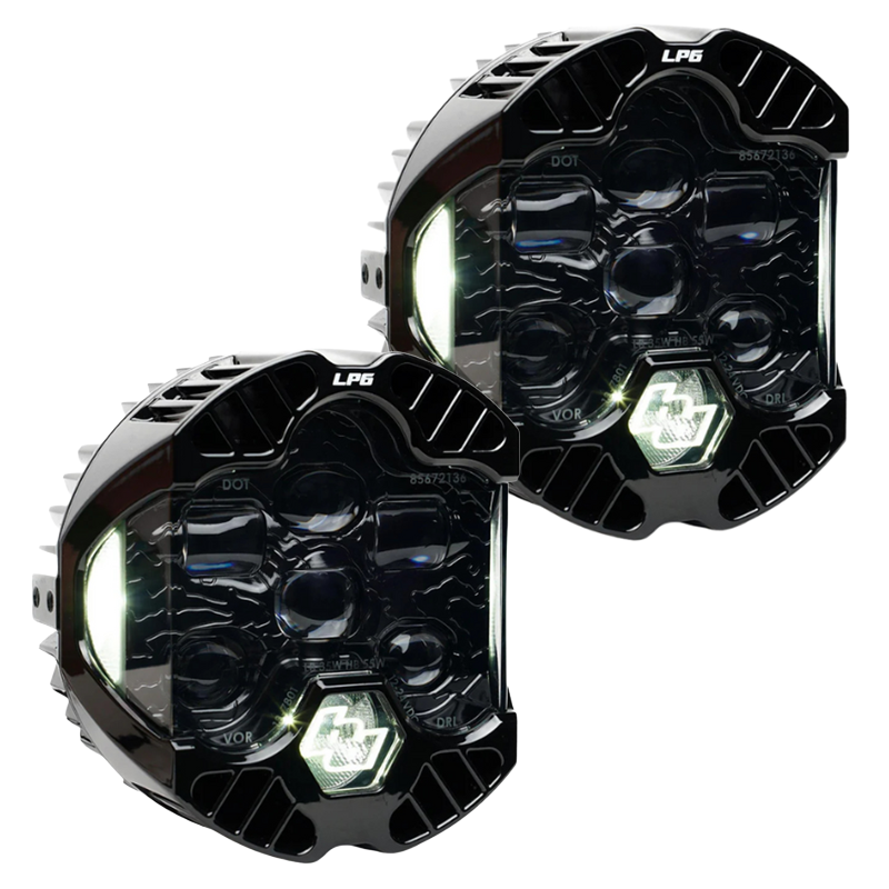 バハデザイン DOT LP6 ユニバーサル ヘッドライト ペアセット ホワイト