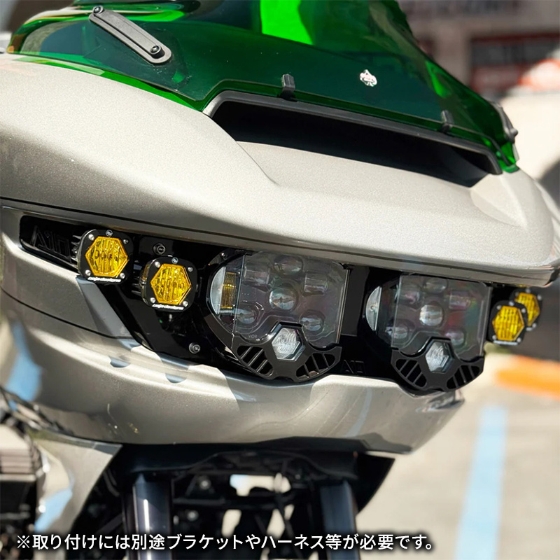 バハデザイン DOT LP6 ユニバーサル ヘッドライト ペアセット ホワイト