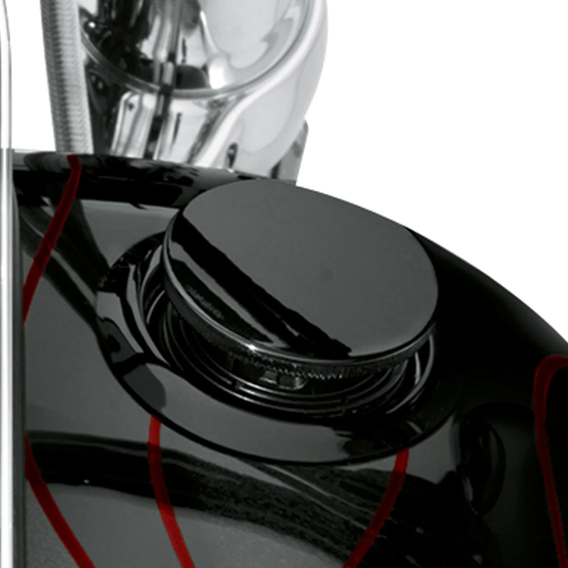 フラッシュマウントフューエルキャップ＆ゲージキット グロスブラック