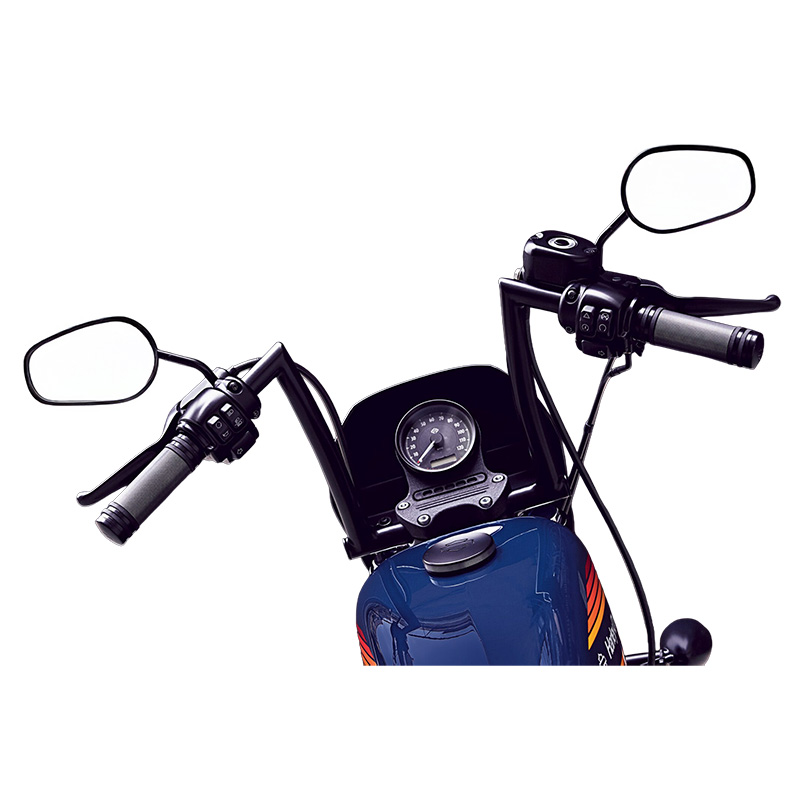 チゼル ハンドルバー 8インチ サテンブラック