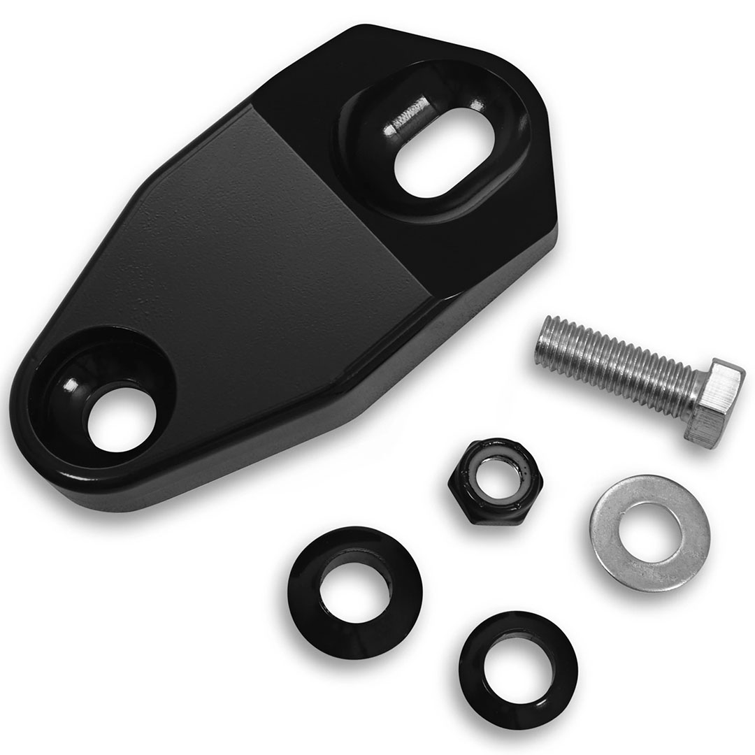 トップマウント ヘッドライトエクステンション ブロック ブラック