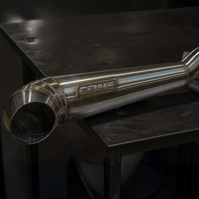 ターンアウト 2in1 フルエキゾーストマフラー ブラッシュドステンレス