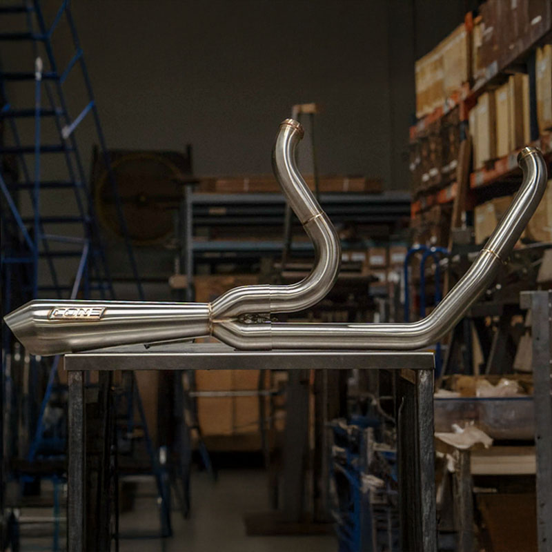 スウィーパー 2in1 フルエキゾーストマフラー ブラッシュドステンレス