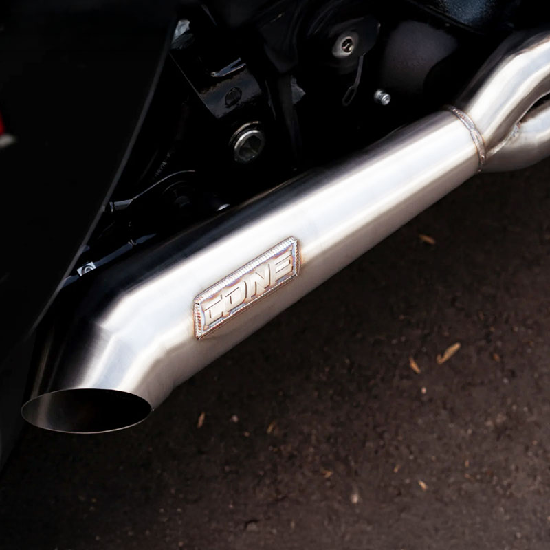 ブレイクアウェイ 2in1 フルエキゾーストマフラー ブラッシュドステンレス