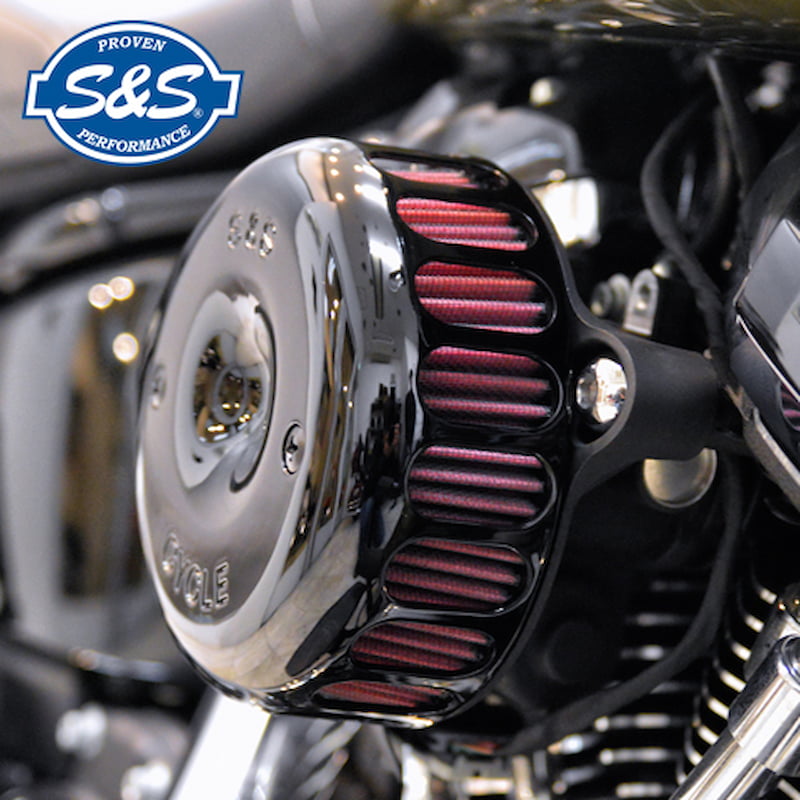 【クリスマスセール】ステルス エアクリーナーキット ミニティアドロップカバー付き ブラック