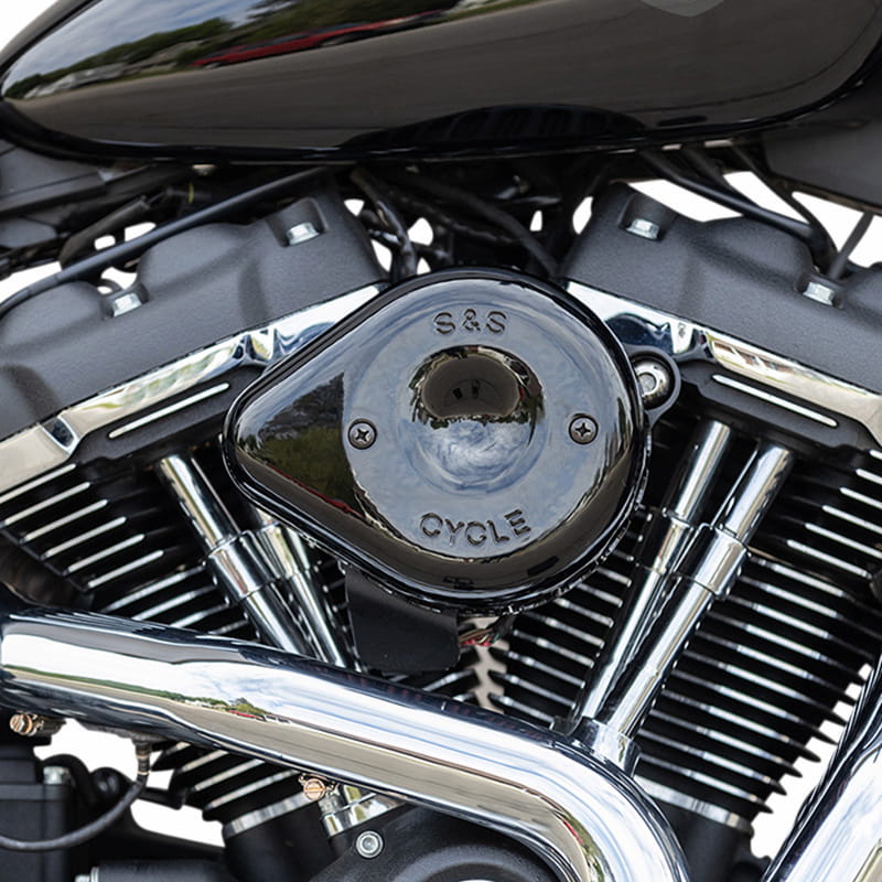 【クリスマスセール】ステルス エアクリーナーキット ミニティアドロップカバー付き ブラック