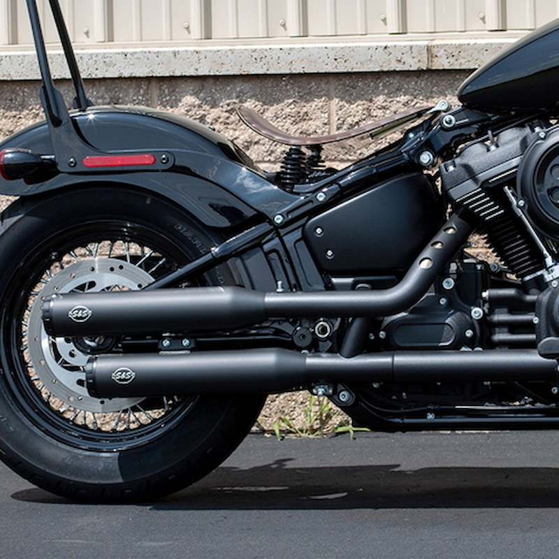 【クリスマスセール】グランドナショナル レース仕様 スリップオンマフラー ブラック