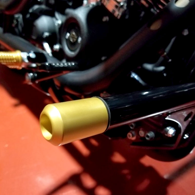 カラースライダー 2インチ/マットアルマイト・ゴールド（2個セット）