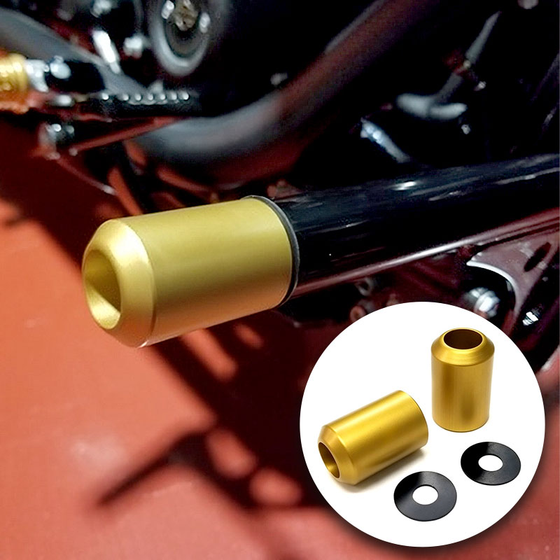 カラースライダー 2インチ/マットアルマイト・ゴールド（2個セット）