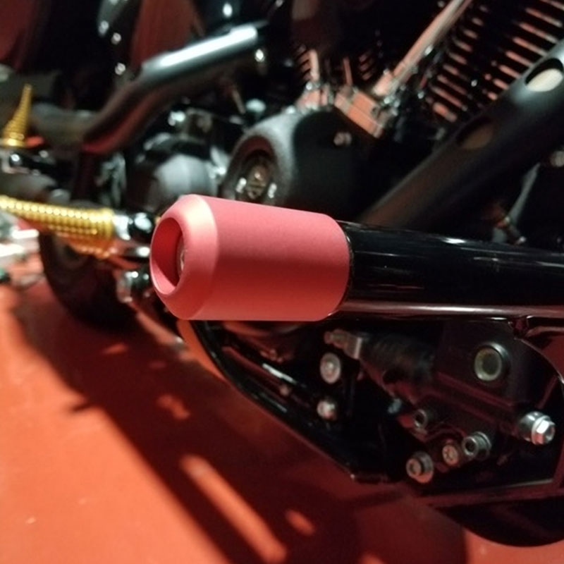 カラースライダー 2インチ/マットアルマイト・レッド(2個セット)