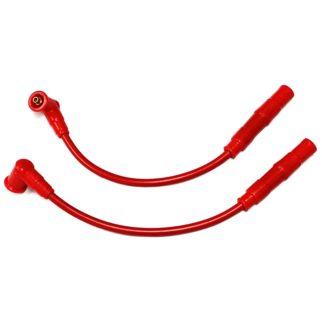 【12月限定セール】 ウルトラシリコーン パワープラグコード 2本セット レッド