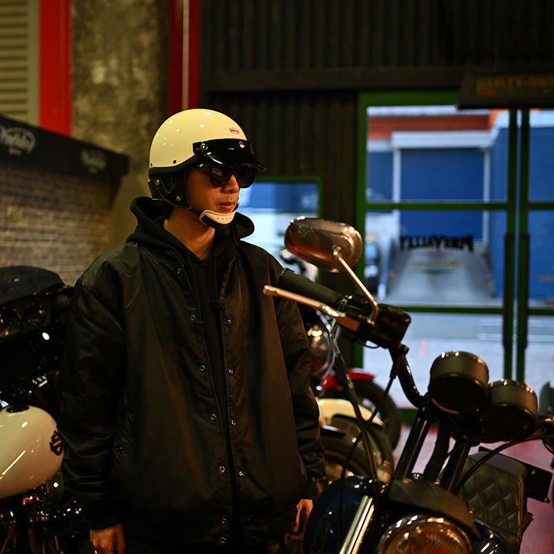 ショーティー4 ハーフキャップヘルメット アイボリー/ホワイトチンカップ