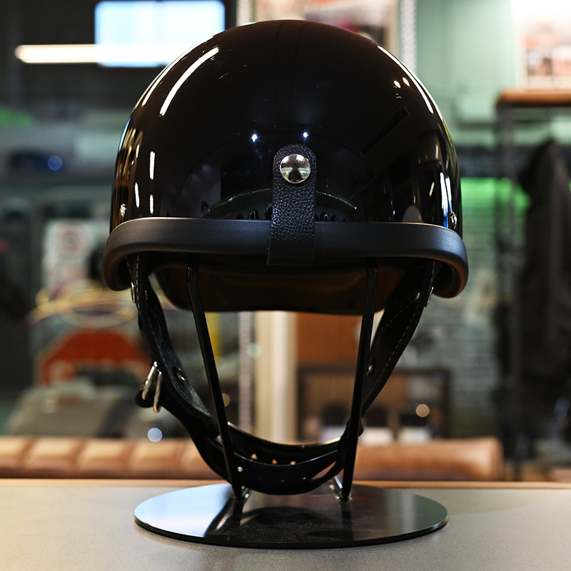 ショーティー4 ハーフキャップヘルメット ブラック/ブラックチンカップ