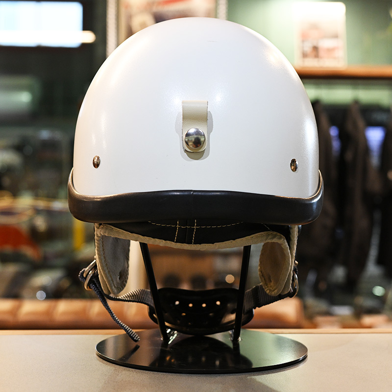 BEETLE PTR ハーフヘルメット アイボリー/ブラックチンカップ