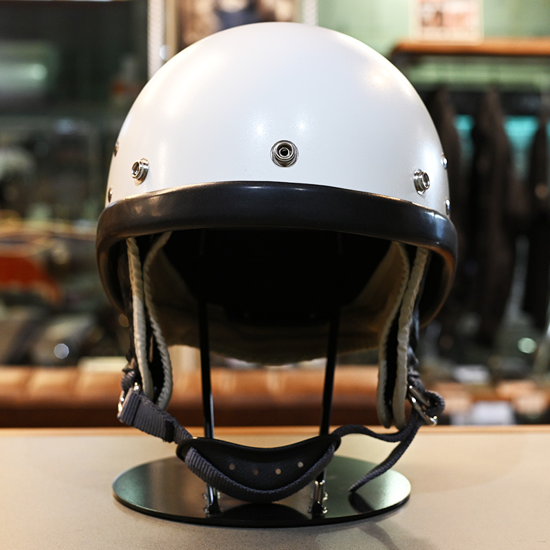 BEETLE PTR ハーフヘルメット アイボリー/ホワイトチンカップ