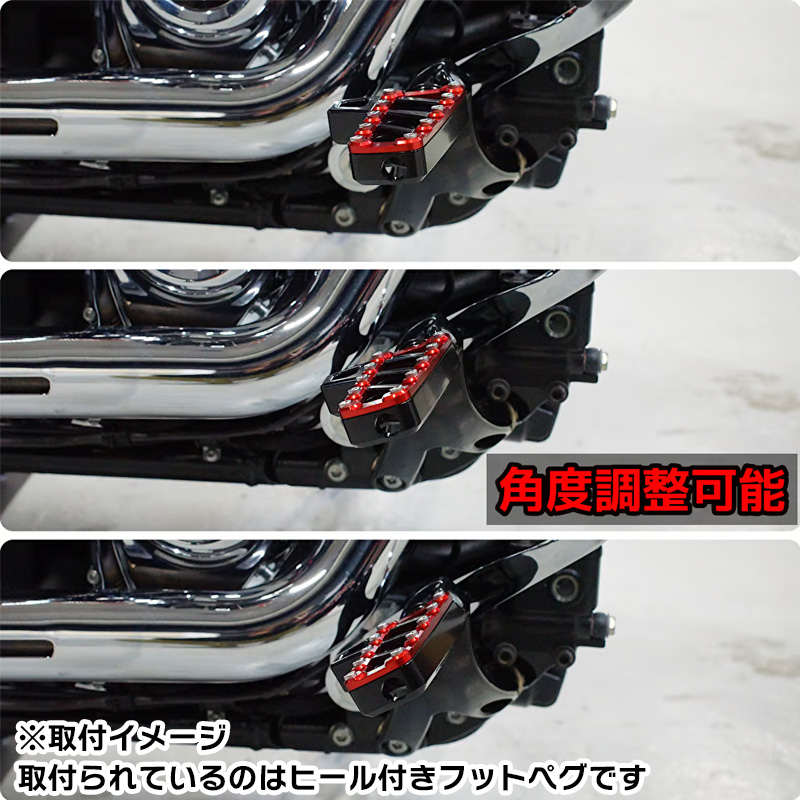 パッセンジャーフットペグ クロームメッキ