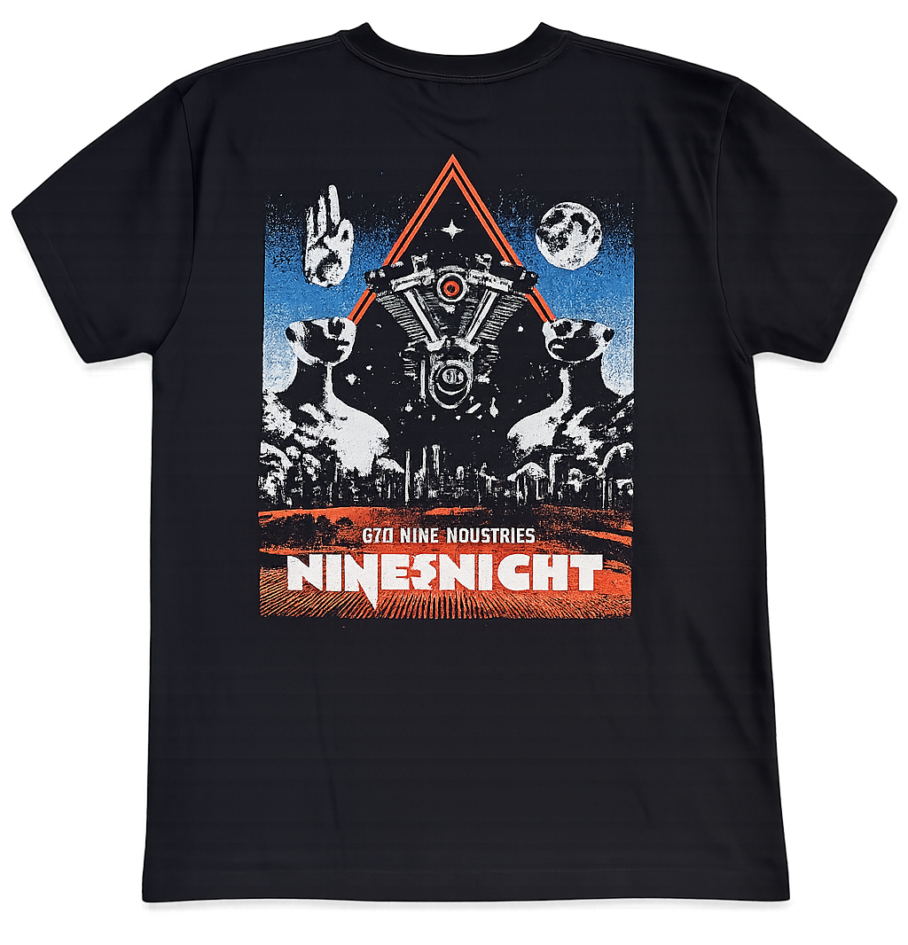 ナイン インダストリーズ ナインズナイト イベントTシャツ NINE's NIGHT T-Shirt