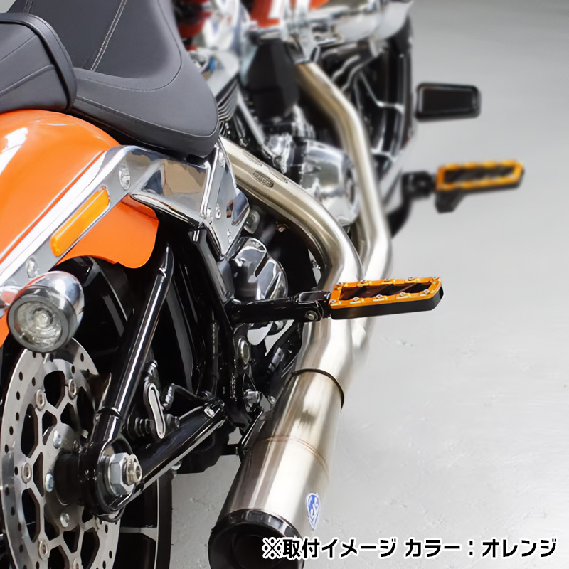 パッセンジャーフットペグ クロームメッキ