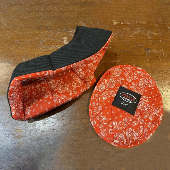 ショーティー4 専用インナー ペイズリー/オレンジ