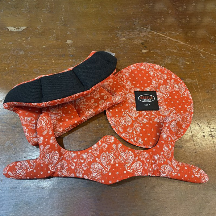 BEETLE MTX 専用インナー ペイズリー/オレンジ