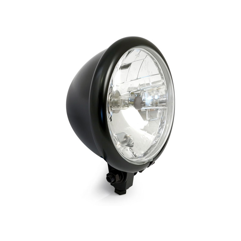 ベイツスタイル 5-3/4インチ ヘッドライト シェル付き ブラック