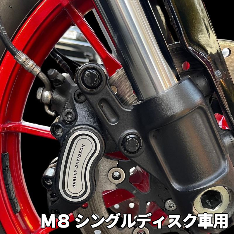 ARPボルトキット フロントブレーキキャリパーマウント M8シングルディスク車用