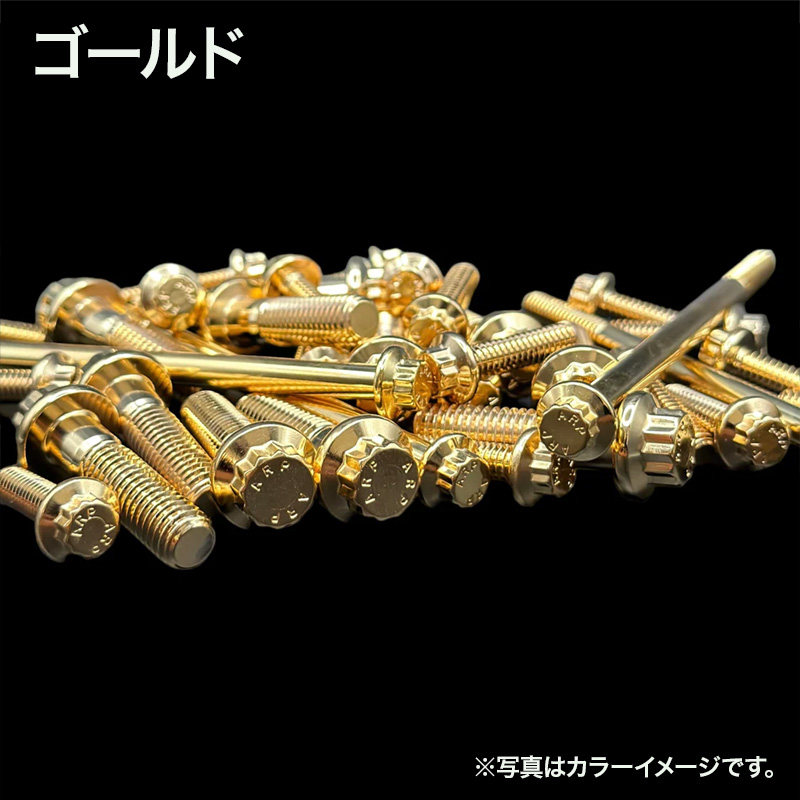 ARPボルトキット フロントブレーキキャリパーマウント M8デュアルディスク車用