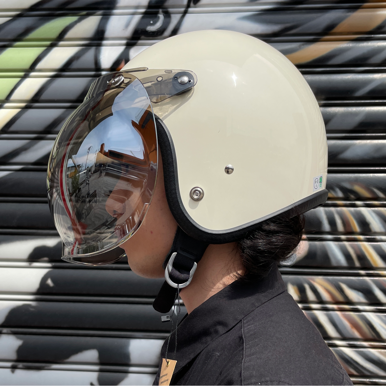 フリップアップ バブルシールド フラッシュミラー