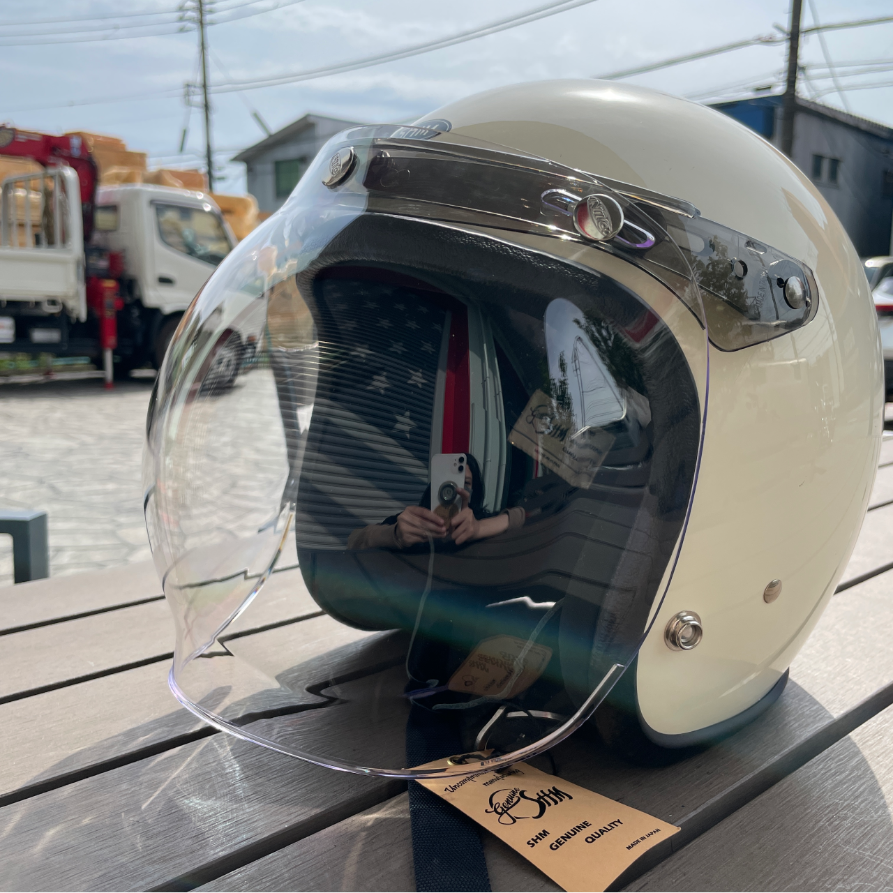 フリップアップ バブルシールド クリア