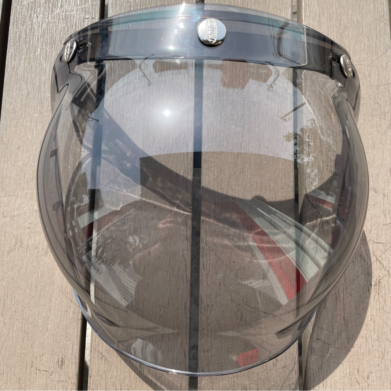 フリップアップ バブルシールド ライトスモーク