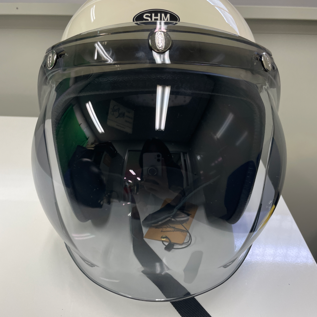 フリップアップ バブルシールド ライトスモーク