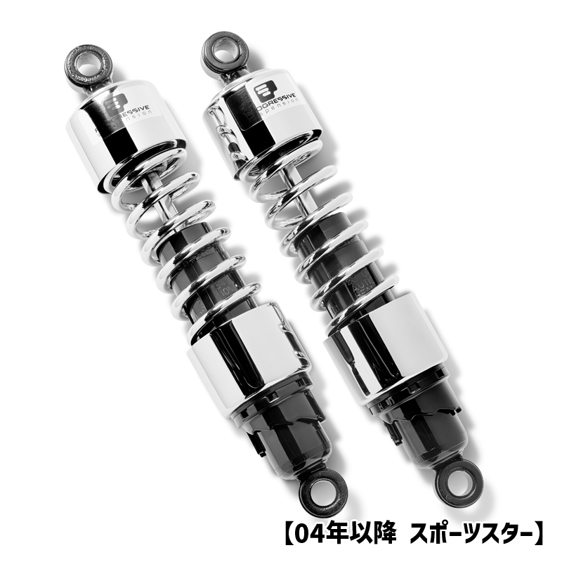 412 シリーズ リアサスペンション スタンダード 11インチ クローム