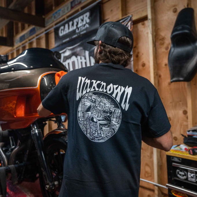 アンノウン インダストリーズ デザイン Tシャツ Ghost Rider(ゴーストライダー)