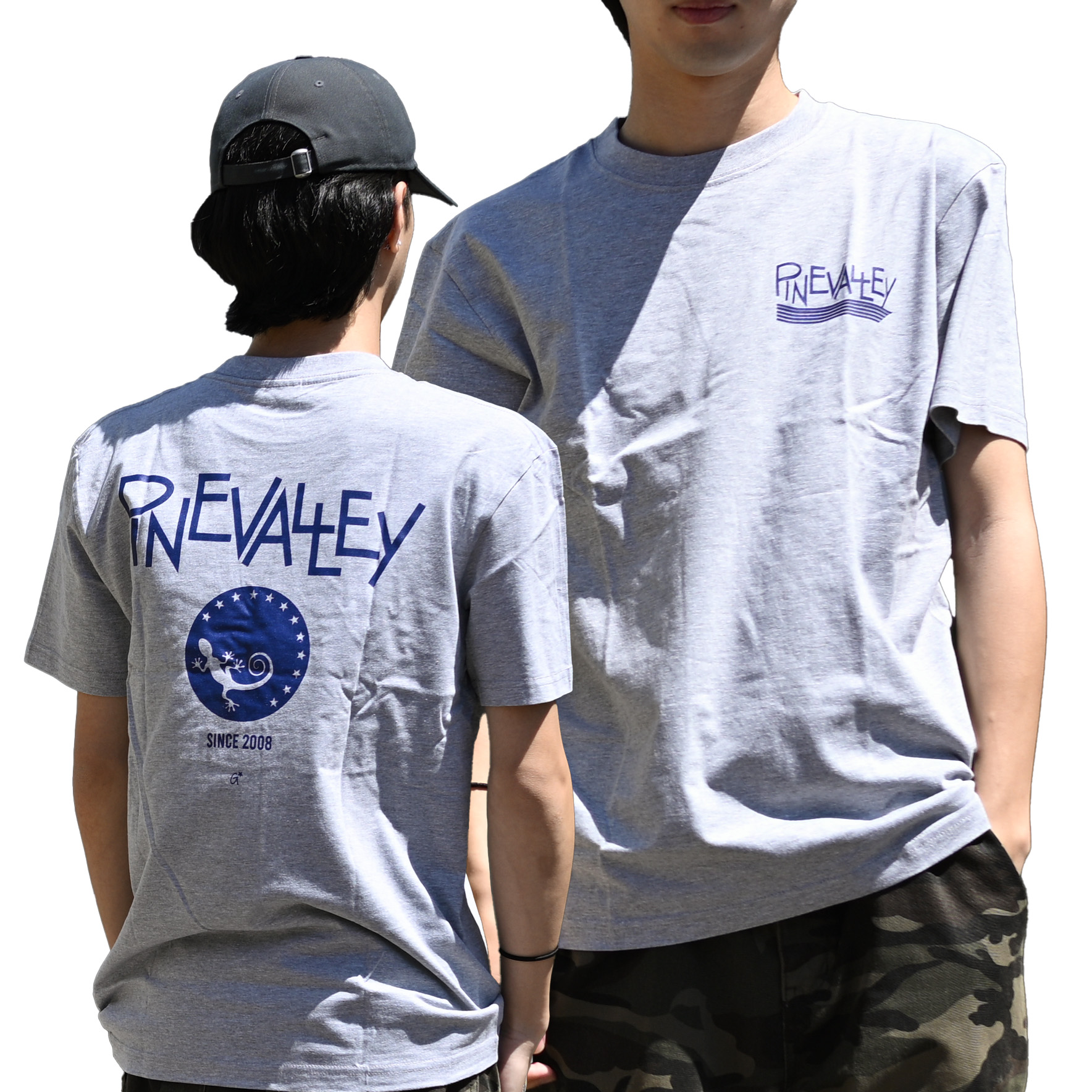 G★コラボTシャツ 第3弾 パッションモデル ライトグレー/ネイビー