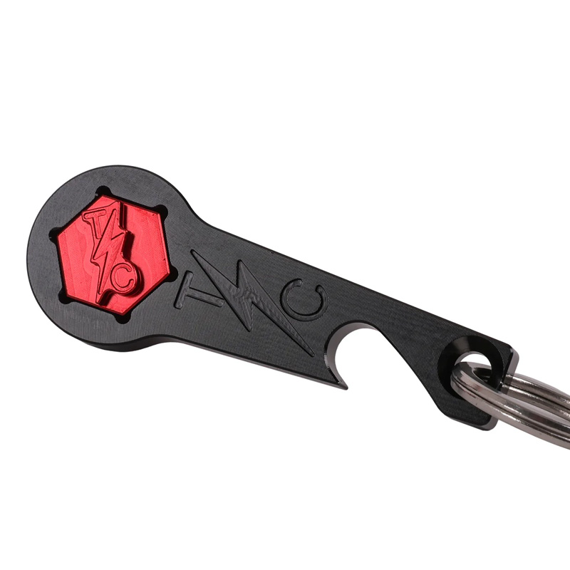 TSC シートスクリューツール/栓抜き キーホルダー ブラック