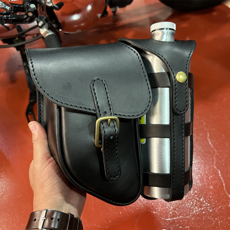 ガスバッグ レザーバッグ付きフューエルボトルホルダー ベーシックカラー