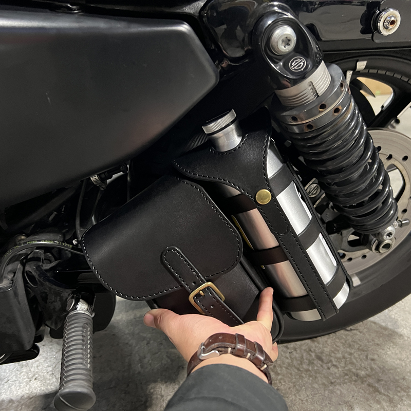 ガスバッグ レザーバッグ付きフューエルボトルホルダー ベーシックカラー
