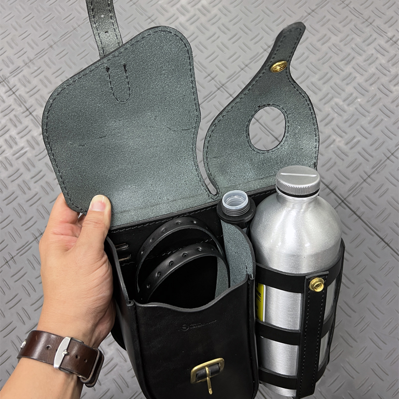 ガスバッグ レザーバッグ付きフューエルボトルホルダー ベーシックカラー