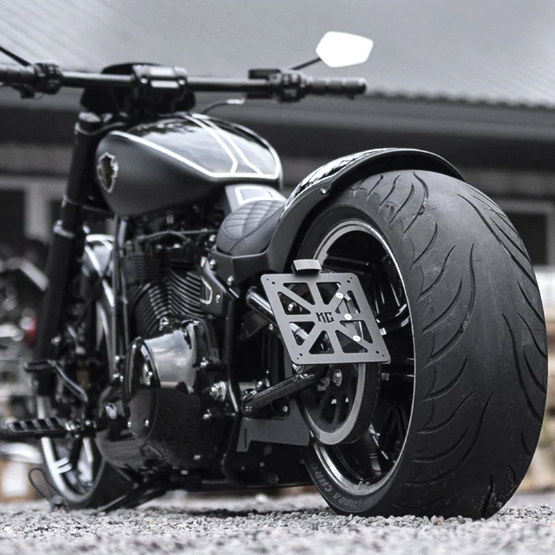 サイドマウント ナンバープレートブラケット