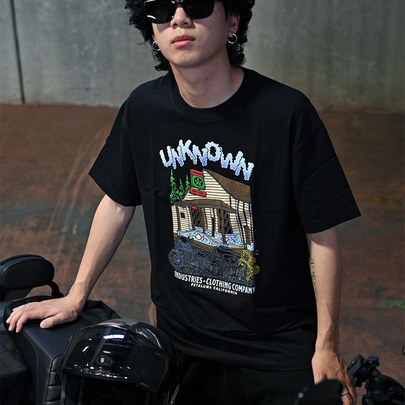 アンノウン インダストリーズ デザイン Tシャツ Happy Hour(ハッピーアワー)