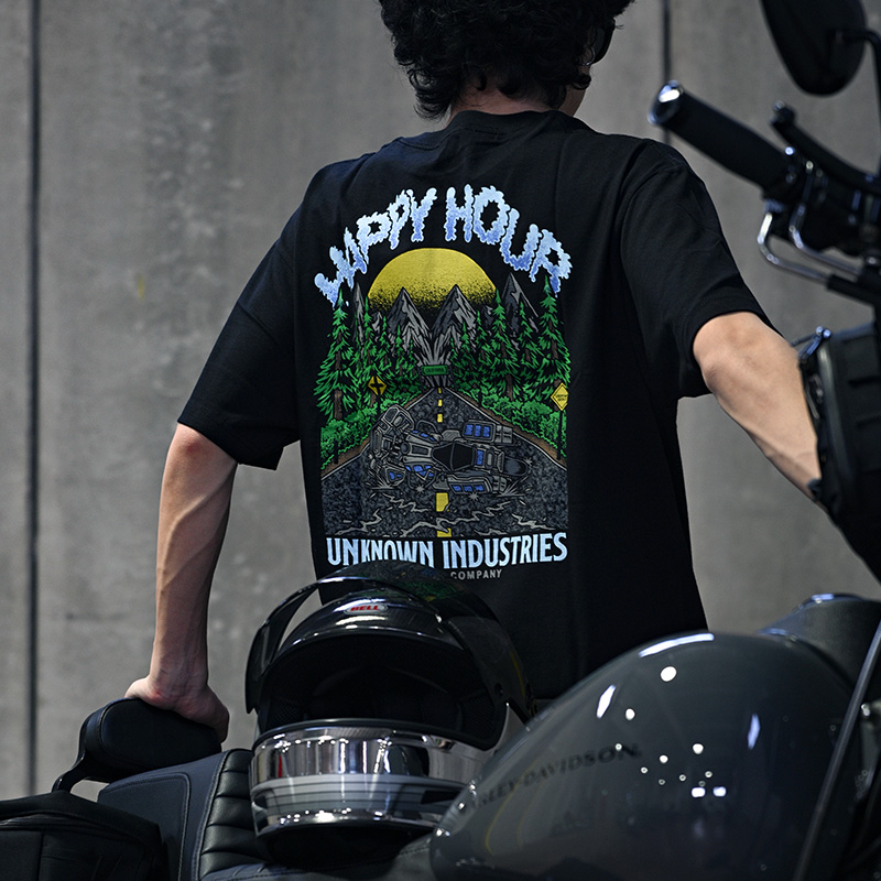 アンノウン インダストリーズ デザイン Tシャツ Happy Hour(ハッピーアワー)