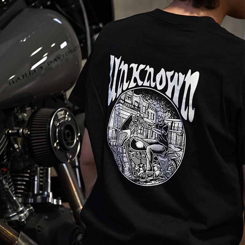 アンノウン インダストリーズ デザイン Tシャツ Ghost Rider(ゴーストライダー)