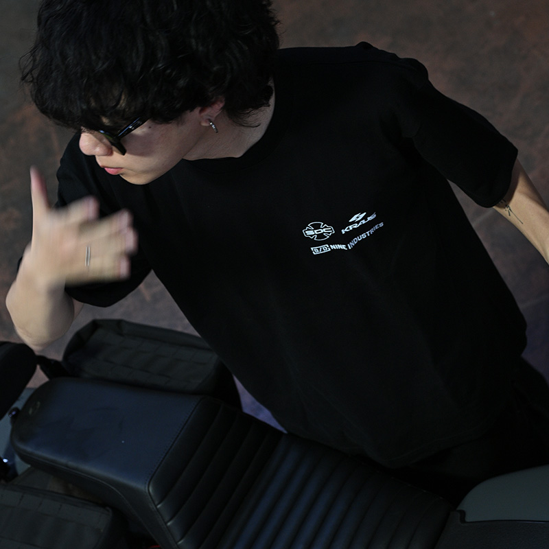 ナイン インダストリーズ SDC×KRAUS×NINE トリプルネーム Tシャツ