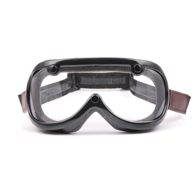 60's ビンテージゴーグル ブラウンレザー 1インチ