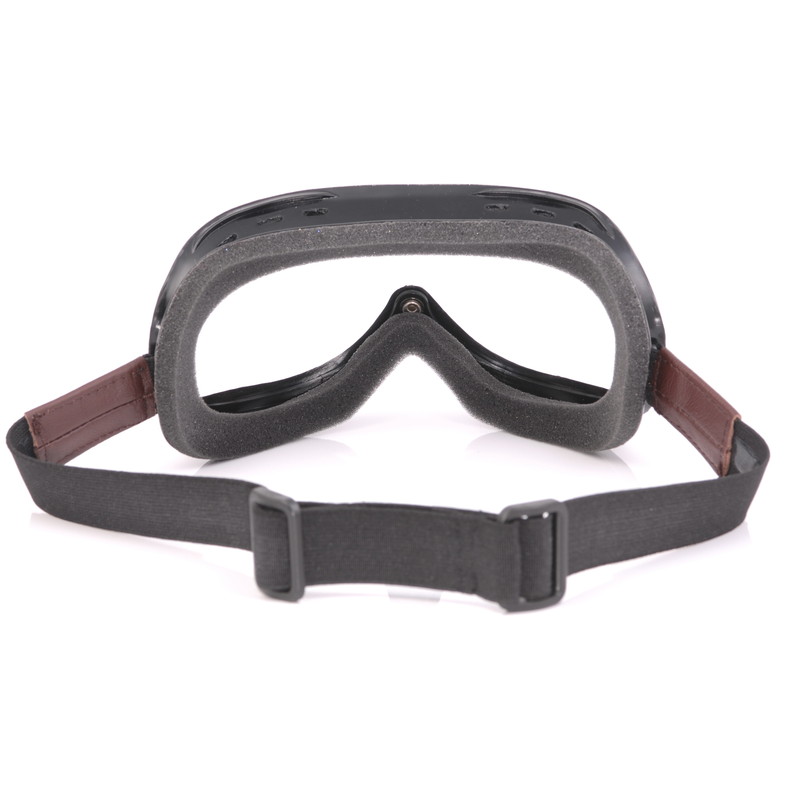 60's ビンテージゴーグル ブラウンレザー 1インチ