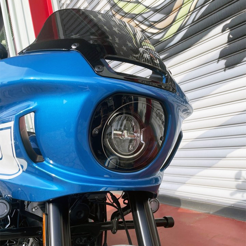 ローライダーST用 ヘッドライトレンズキット ライトスモーク