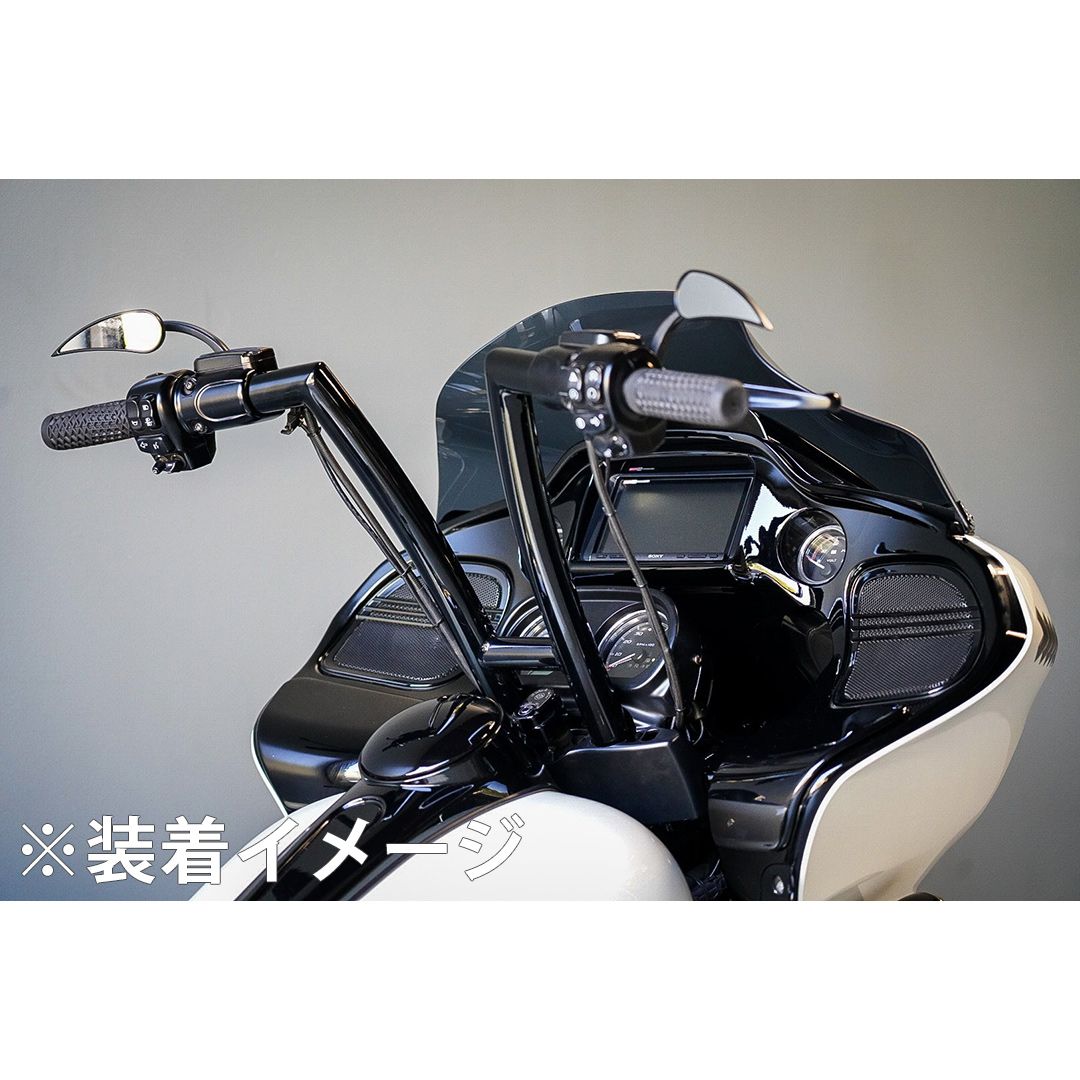 ヘビーヒッター セブンズ ハンドルバー グロスブラック 18インチ